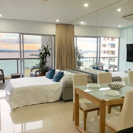 شقة Oceanview Escape Pool, Jacuzzi & Gym In Bocagrande Cartagena المظهر الخارجي الصورة