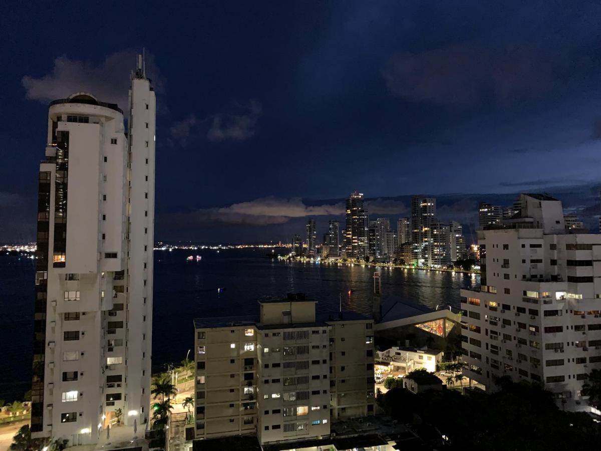 شقة Oceanview Escape Pool, Jacuzzi & Gym In Bocagrande Cartagena المظهر الخارجي الصورة
