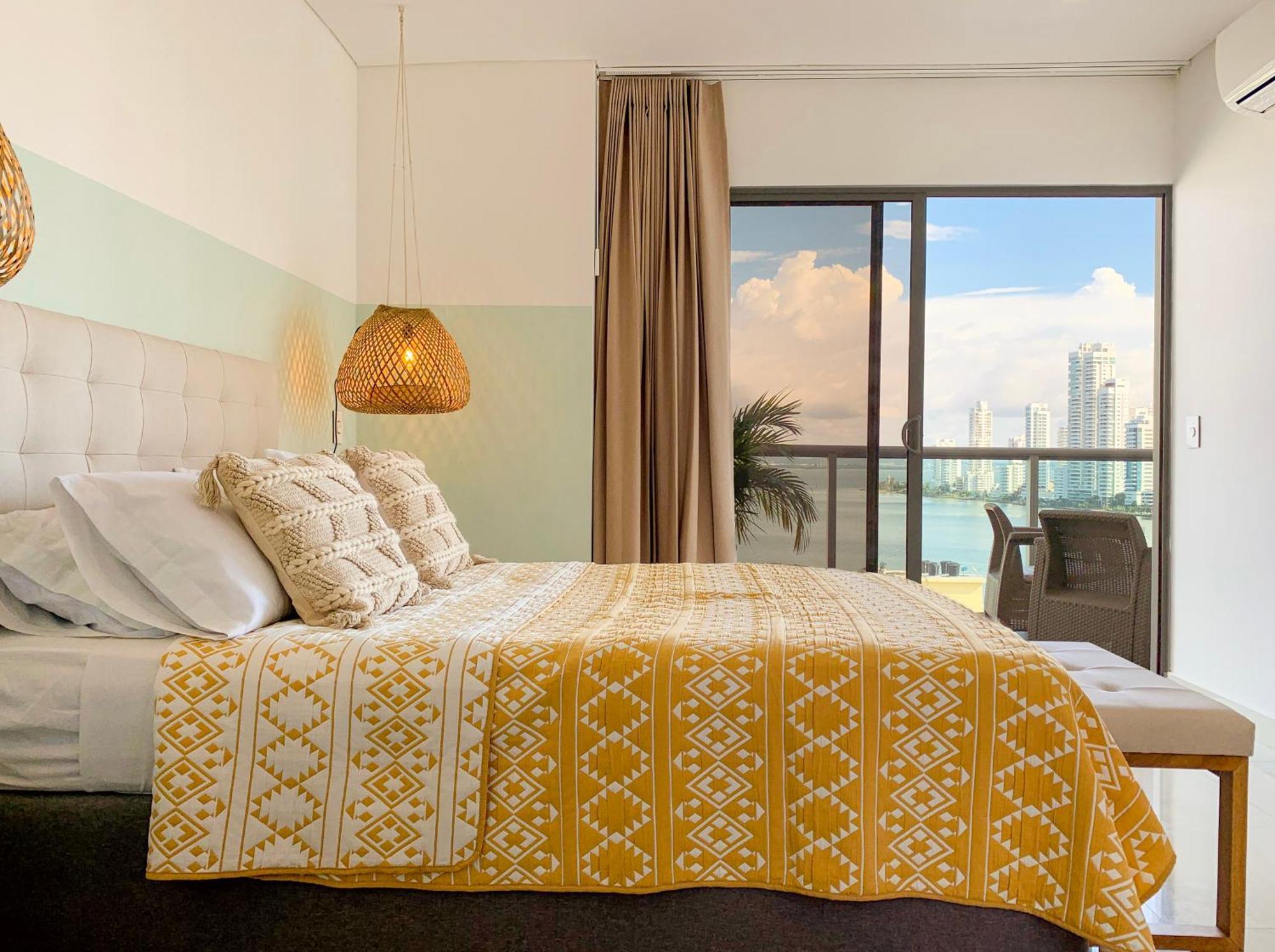 شقة Oceanview Escape Pool, Jacuzzi & Gym In Bocagrande Cartagena المظهر الخارجي الصورة